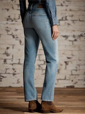 Ralph Lauren Double RL RRL Straight Leg Fit Aubrie Jean Japanese Denim
